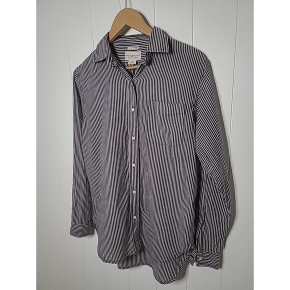 Denim & Supply Ralph Lauren Boyfriend Button Up Shirt Women M Casual Cotton - Picture 3 of 9